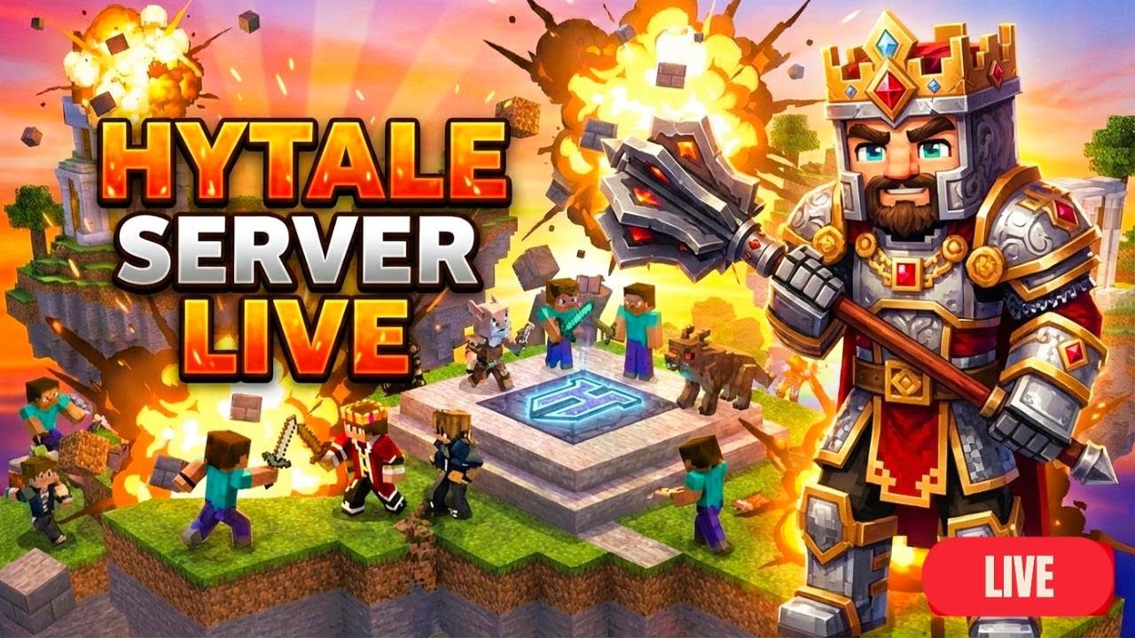 Live 🔴 || Hytale LIVE | Armor Grind with Friends ⚔️! Multiplayer Action & Gameplay ||#hytale