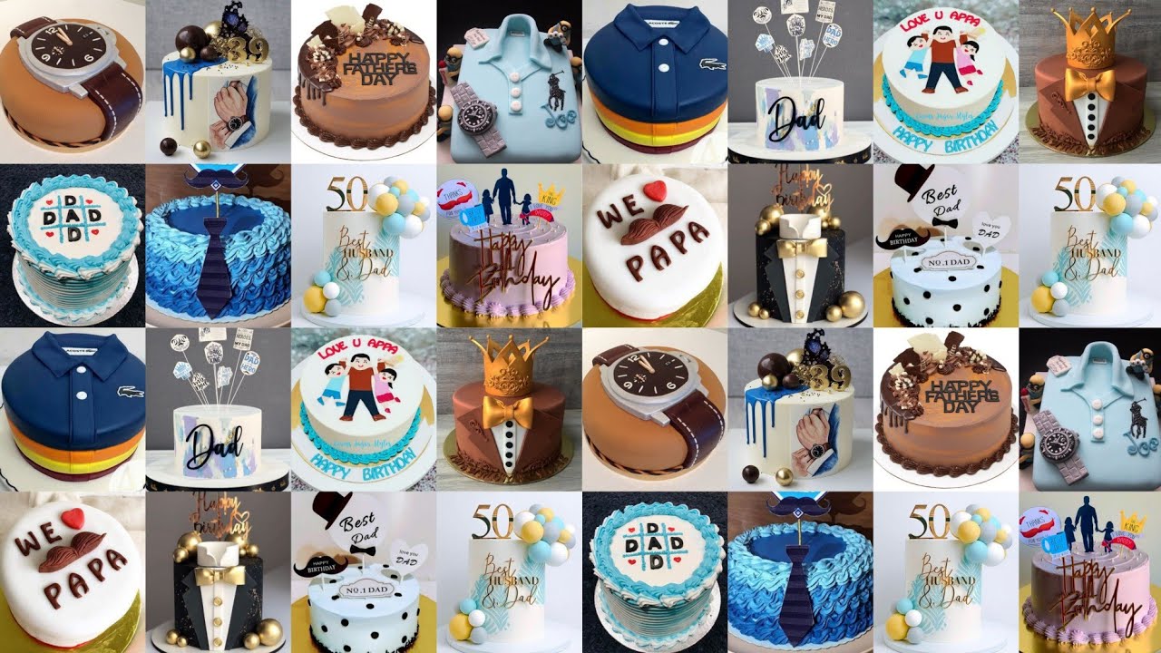 🥳Father's Birthday Cake Design/Birthday Cake For Dad/Dad Birthday Cake 2023/Cake Design For Dad/