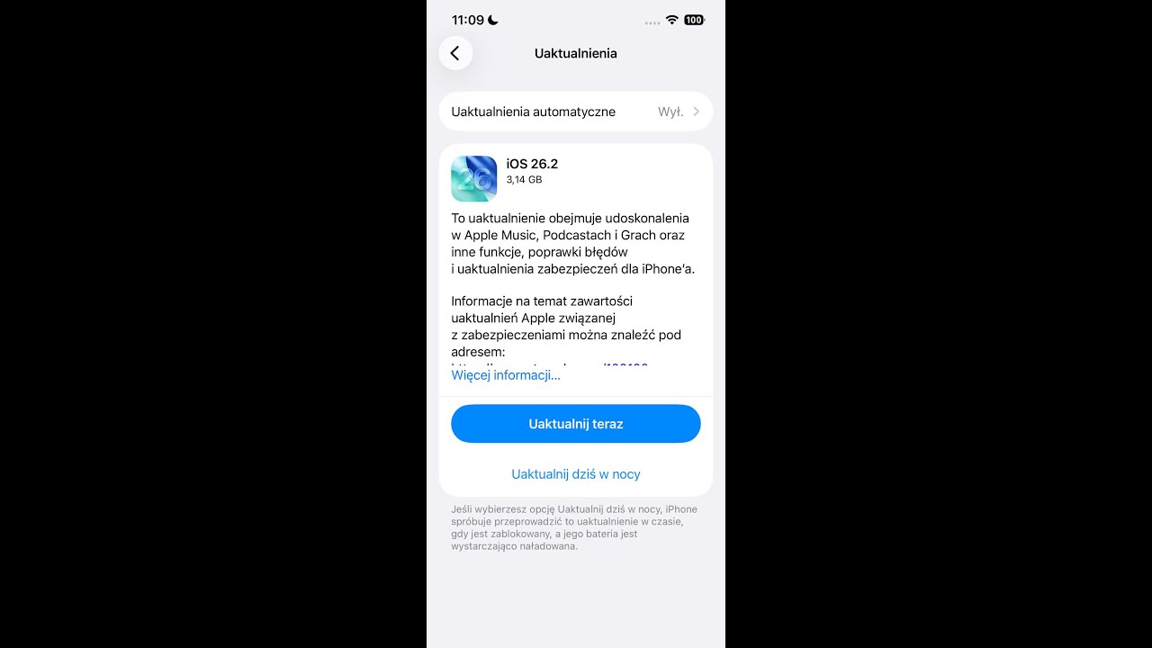 Co nowego w iOS 26.2 - przegląd zmian i nowości