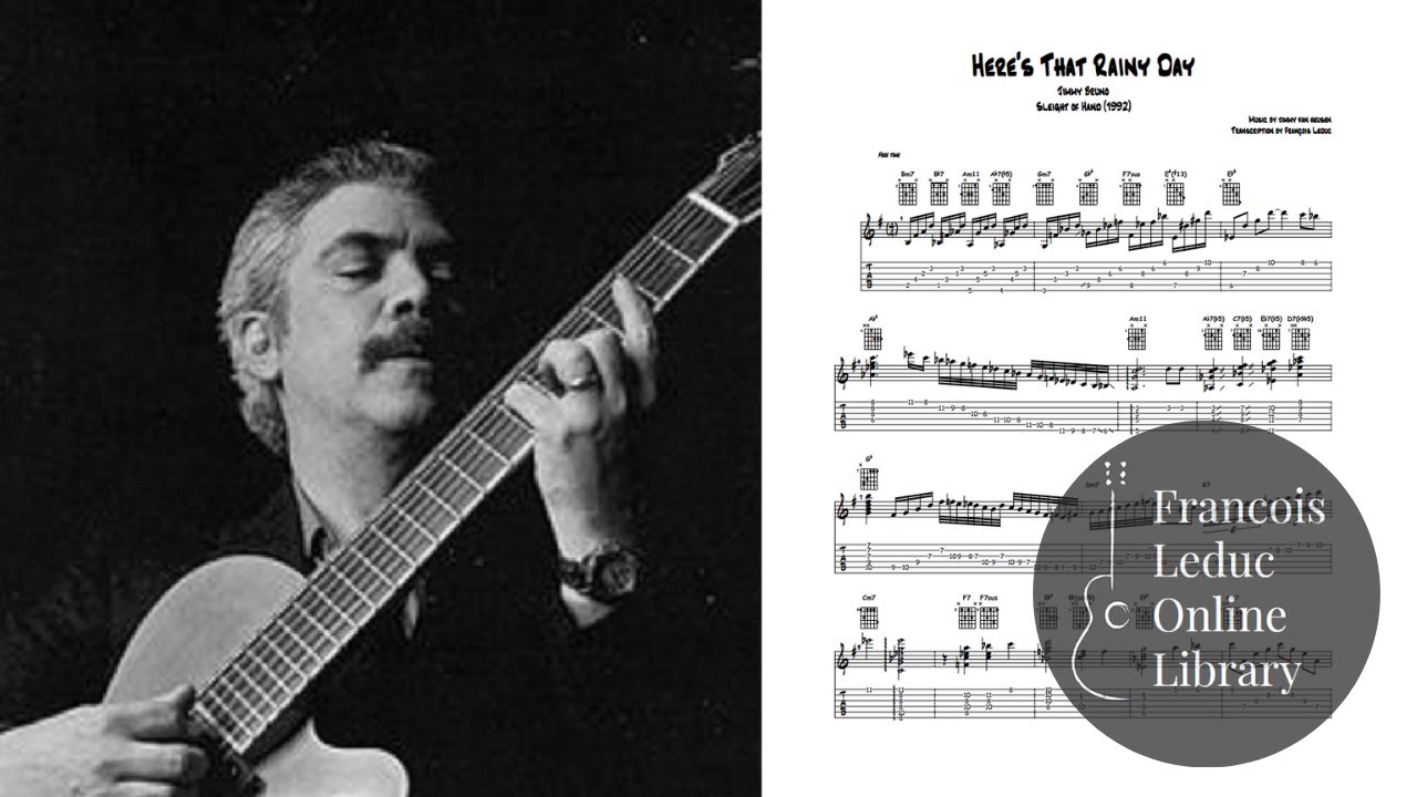 Here's That Rainy Day - Jimmy Bruno (Transcription)
