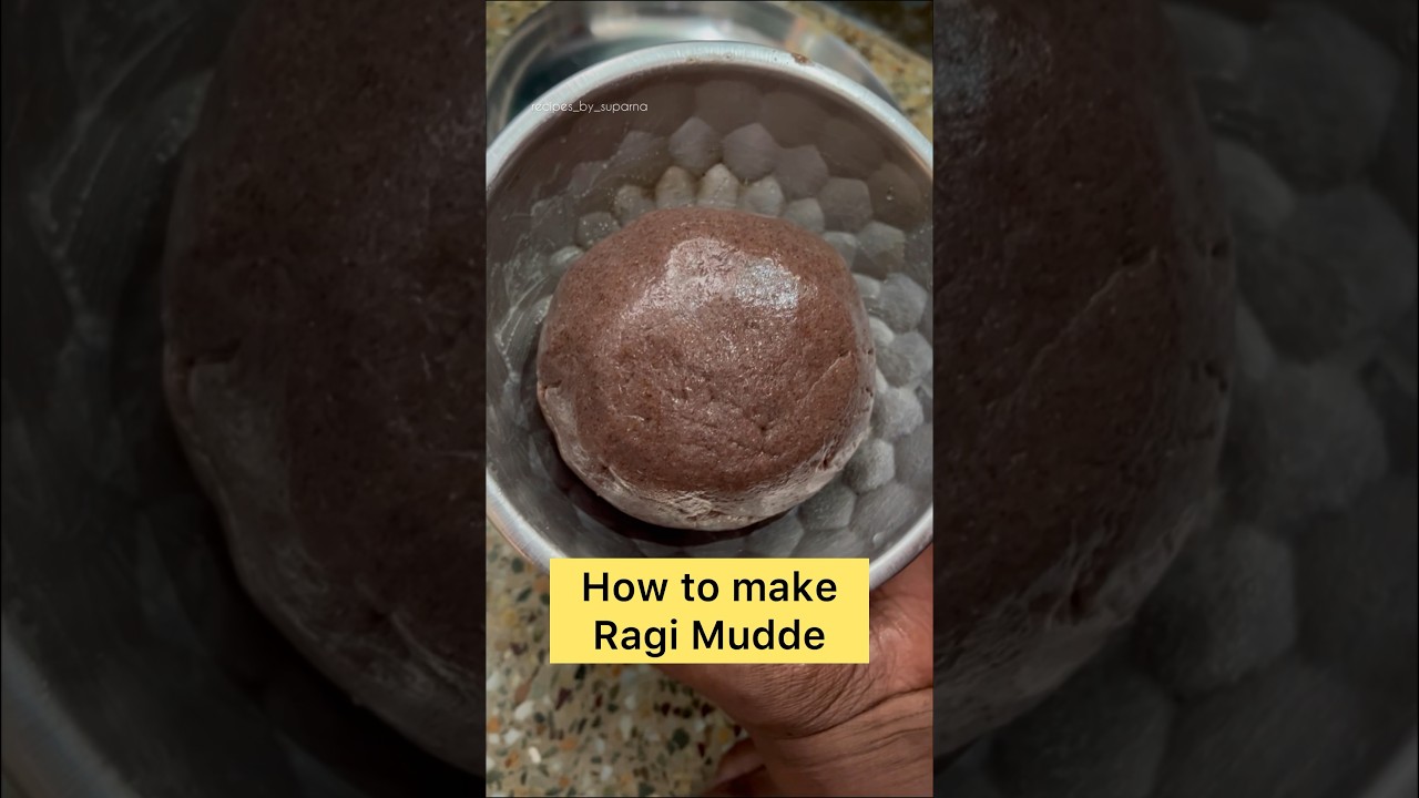 How to make Ragi Mudde easily | #ragimudde #mudde #trending #viral #youtubeshorts #ragiflour #ragi