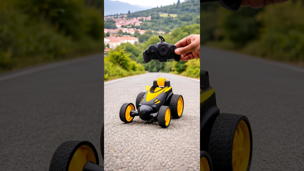 360&deg; RC Stunt Toy Car Remote Control Real Test 🔥😱
