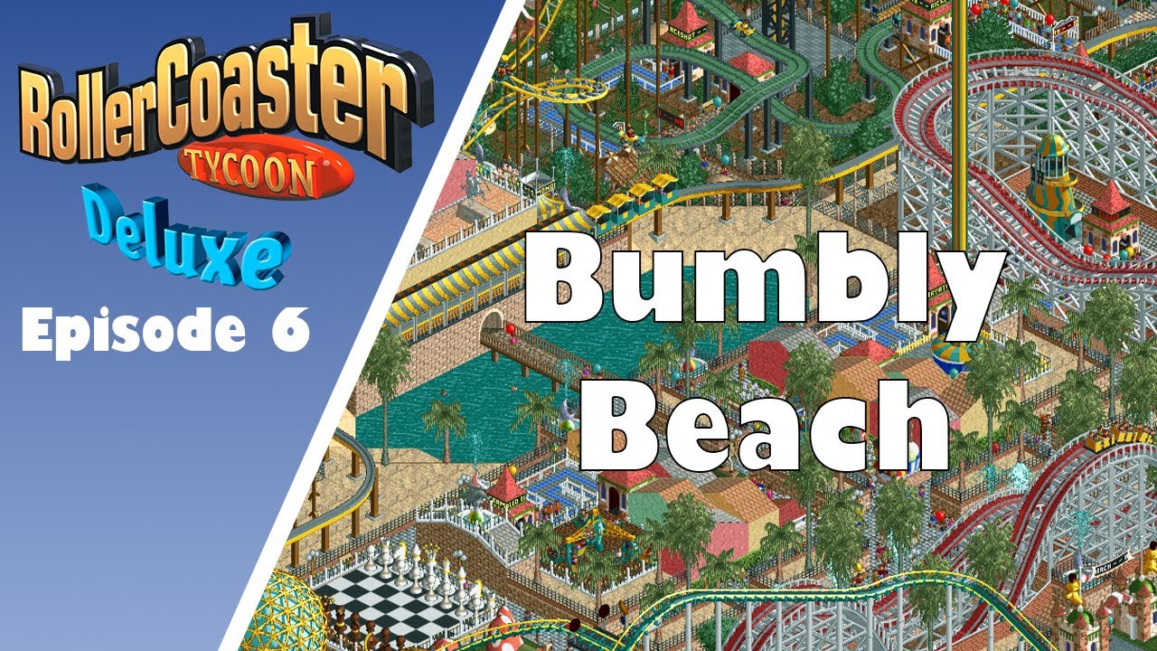 Bumbly Beach | 🎢 Innadiated Plays RollerCoaster Tycoon Deluxe Episode 6