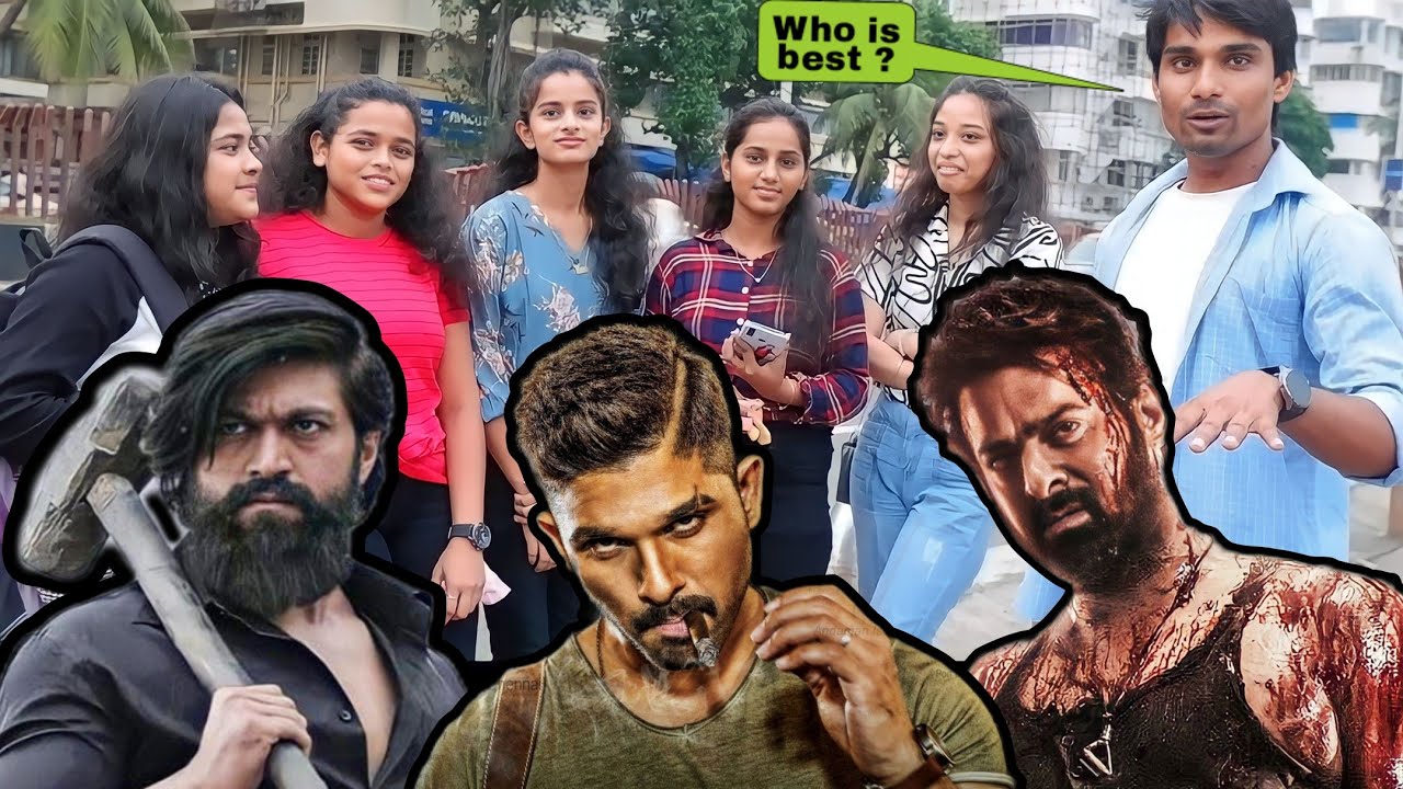 ALLU ARJUN vs YASH vs PRABHAS, WHO IS FAVOURITE SOUTH ACTOR OF NORTH AUDIANCE, KGF, PUSHPA, BAHUBALI