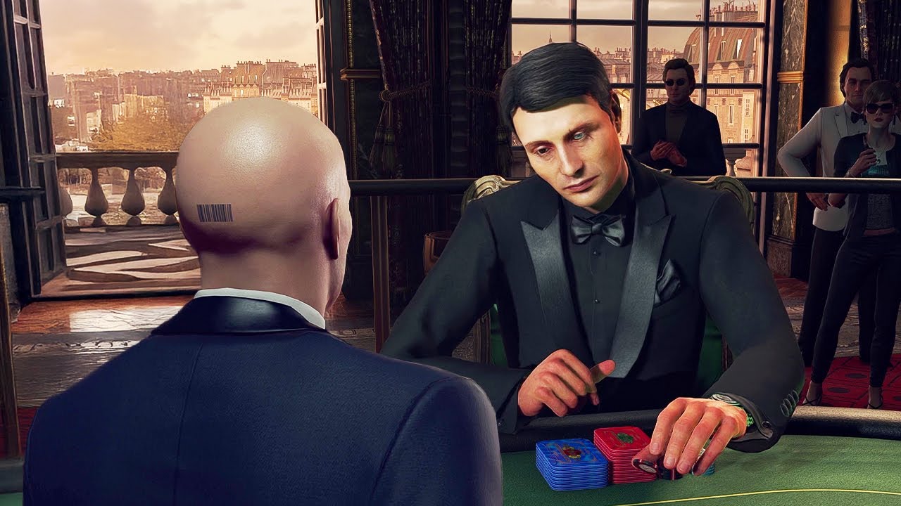 Hitman - Le Chiffre from Casino Royal and How to win at Poker (Full Mission) 4K