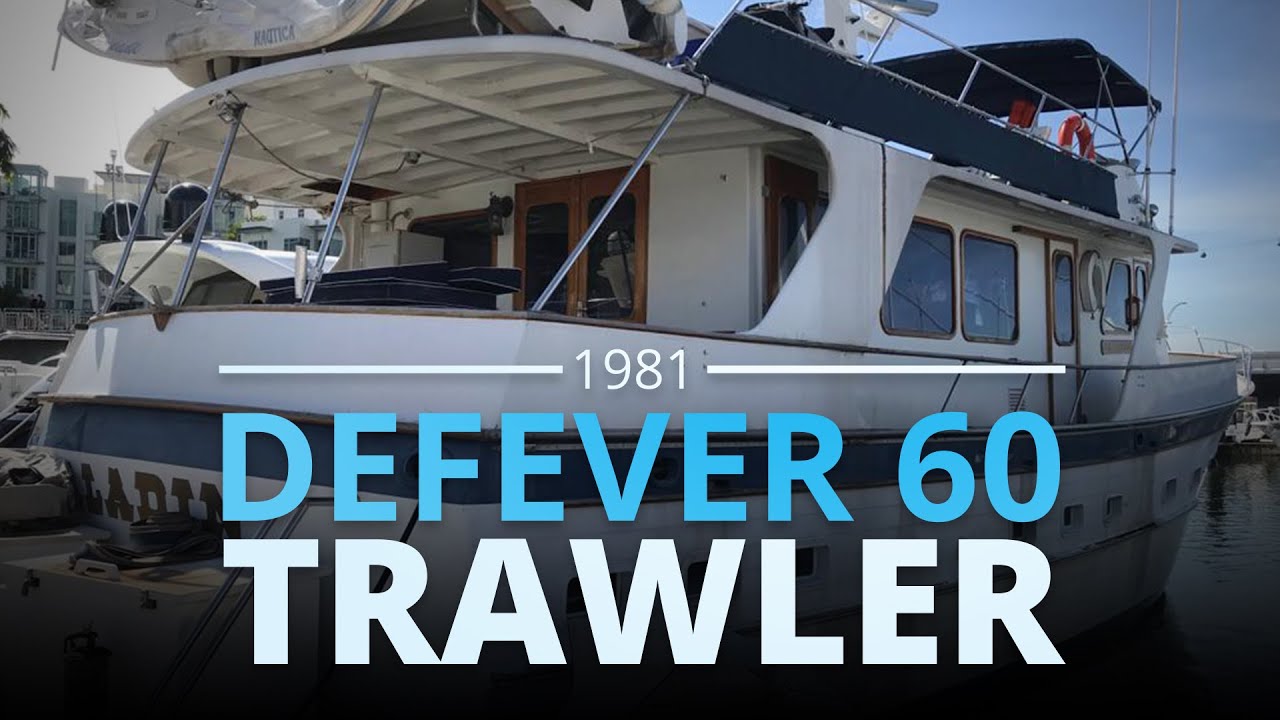$1 Opening Bid &ndash; 1981 DeFever 60 Trawler for Sale by Online Boat Auction