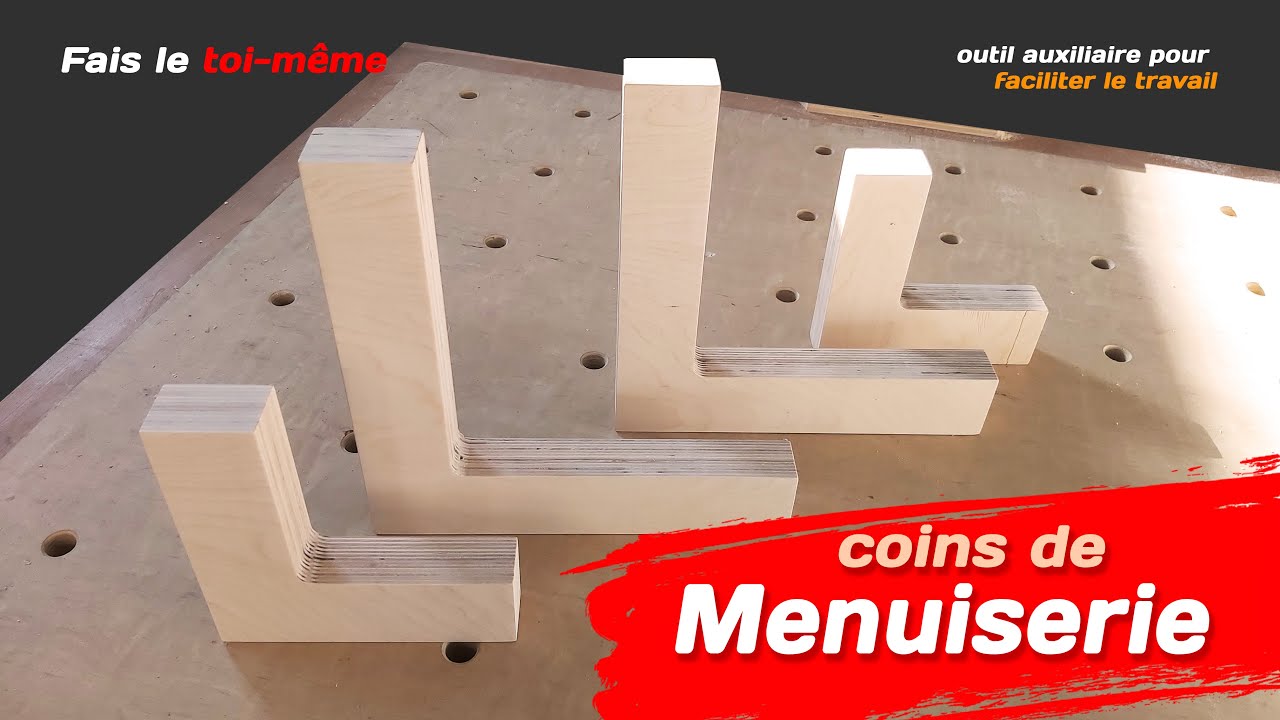 Coins de menuisier. Fabriquez-le vous-même à partir de contreplaqué.