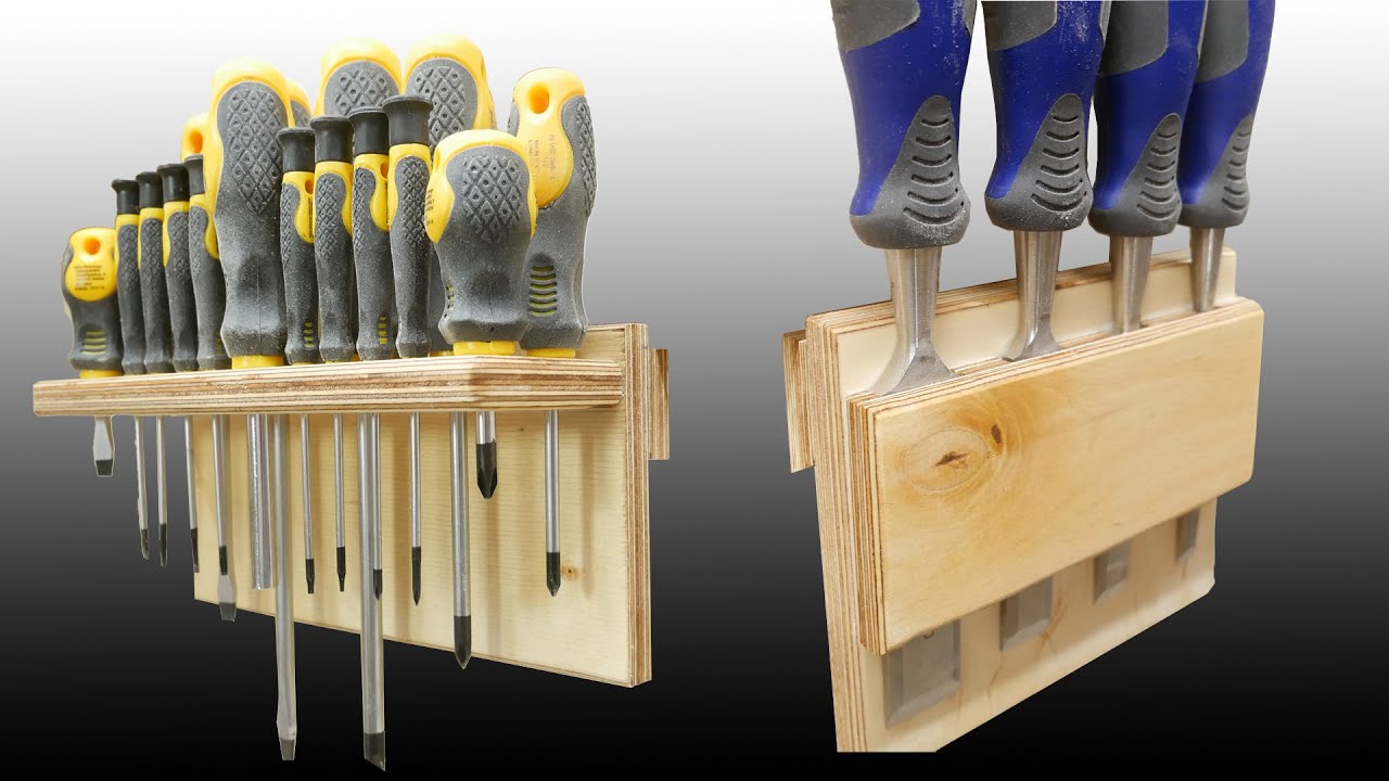 Werkzeug Halter für Schraubenzieher & Stechbeitel / French Cleat System