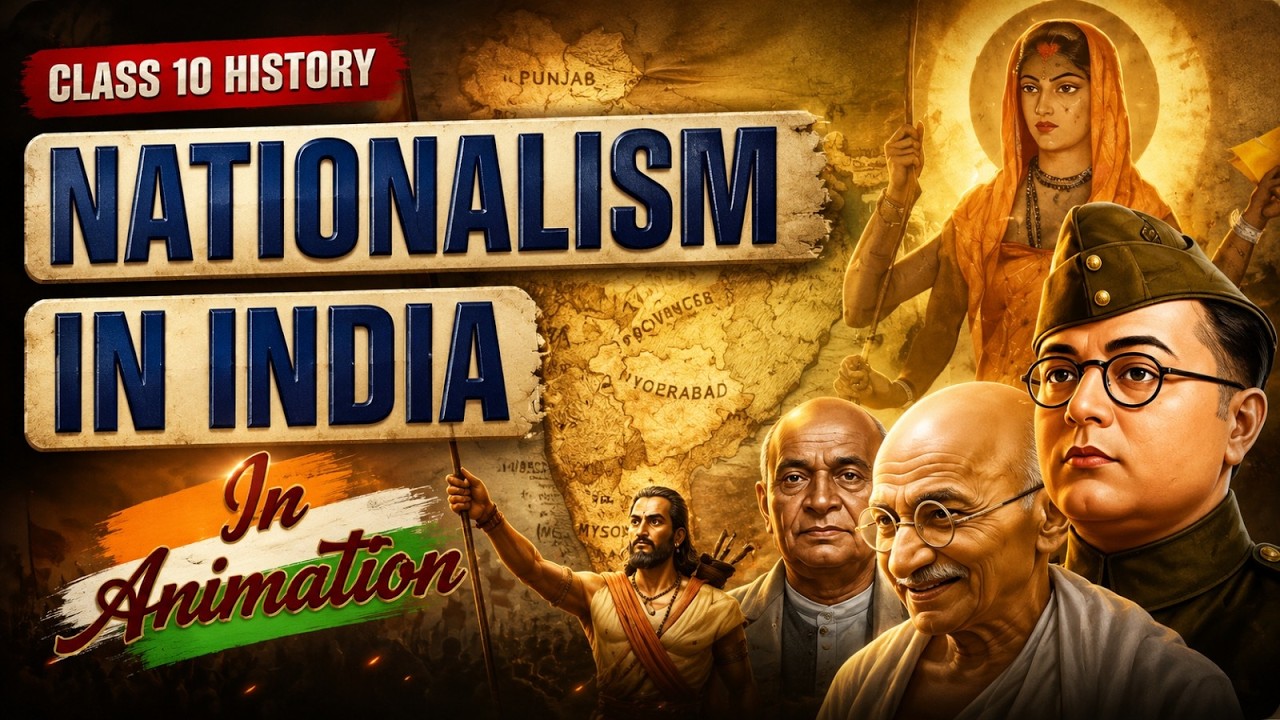 Nationalism in India | Class 10 History One Shot in Animation |CBSE New Syllabus 2026@Gradebooster