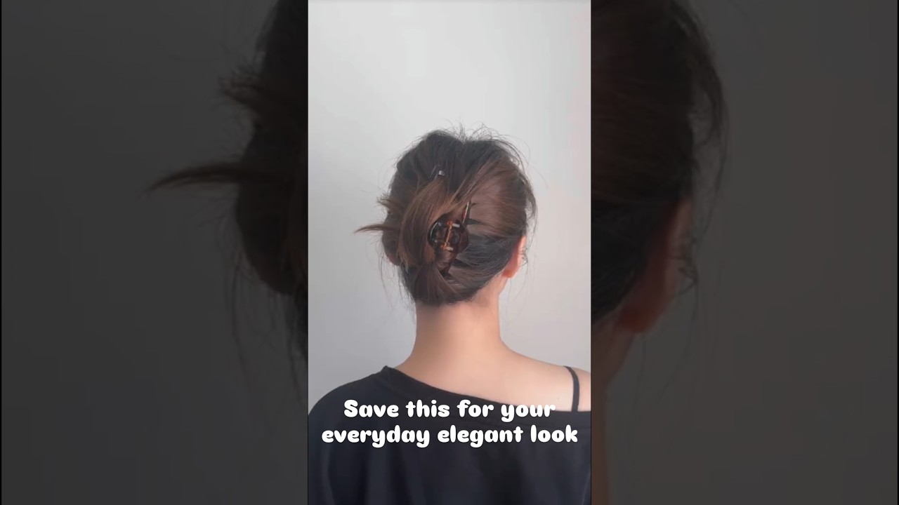 Easy Claw Clip Low Bun ✨ | Elegant Everyday 