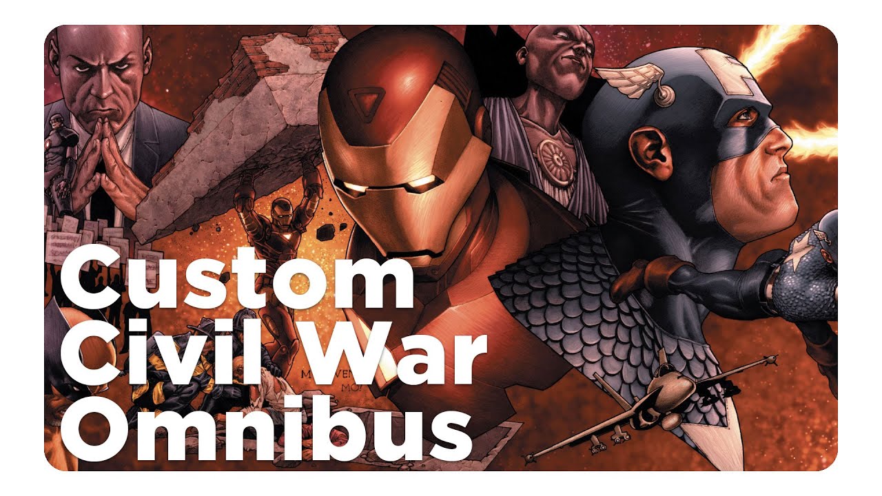 Marvel Civil War Custom Omnibus Set