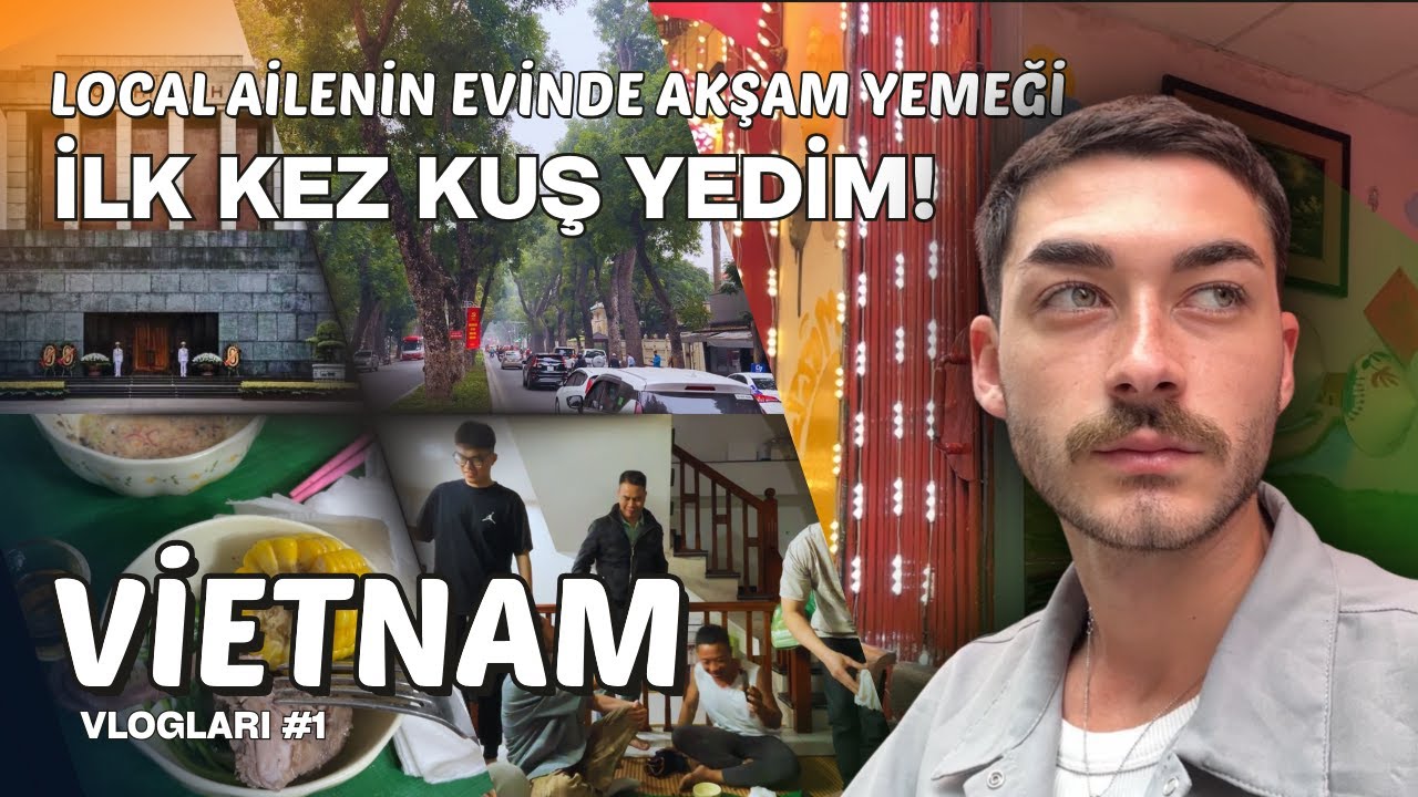“Vietnam’da Yerli Bir Ailenin Evine Davet Edildim 🇻🇳 | Hanoi Vlog”