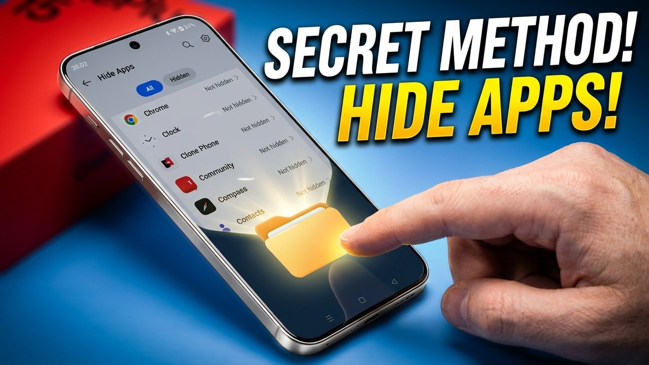 OnePlus 15 - How to Hide apps