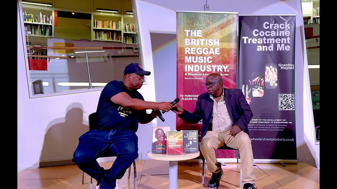 Grantley Haynes and Tippa Irie - Author Presentation Clapham Library, London, Uk