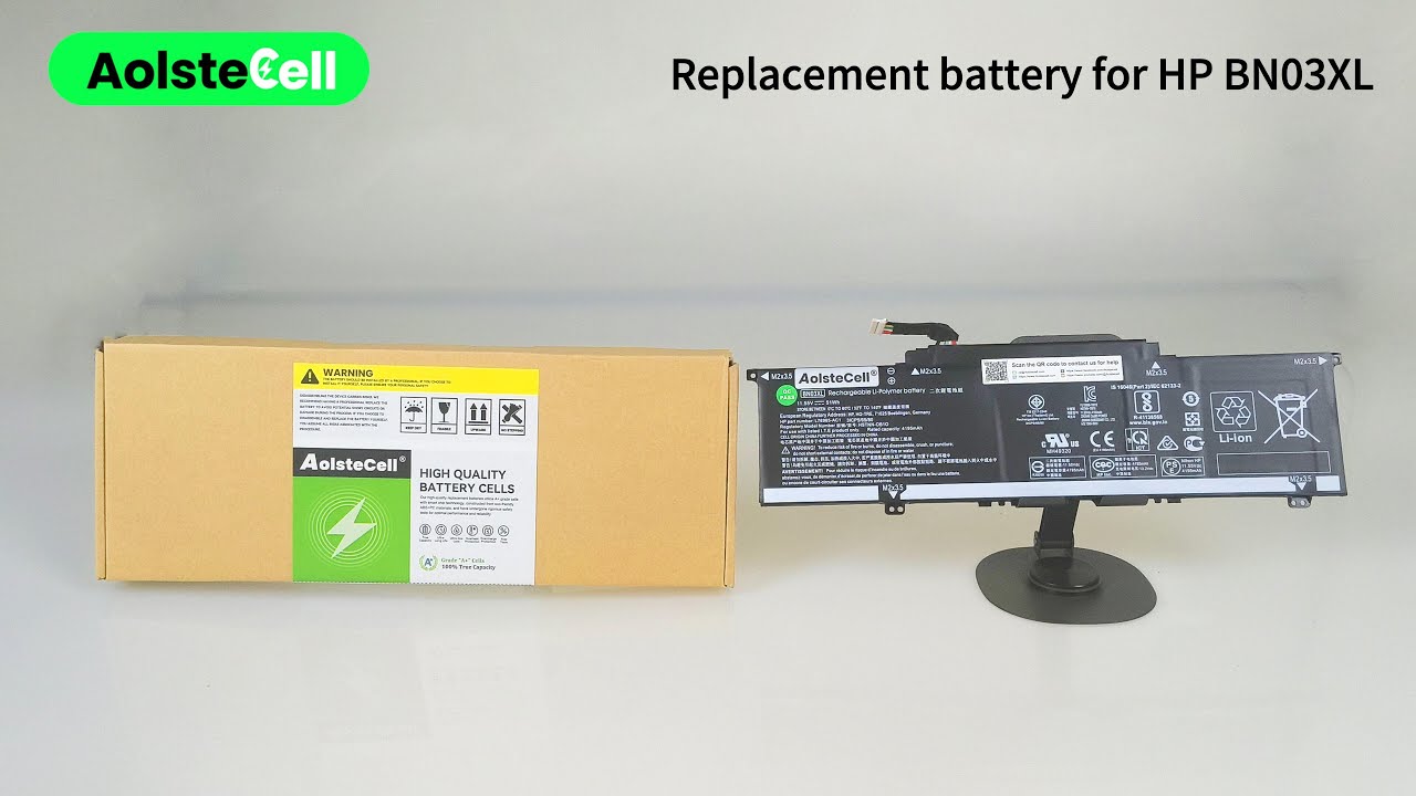 Replacement battery for HP BN03XL , HSTNN-DB9N , L76965-271 , L76965-2C1 11.55V 51Wh 3 Cells