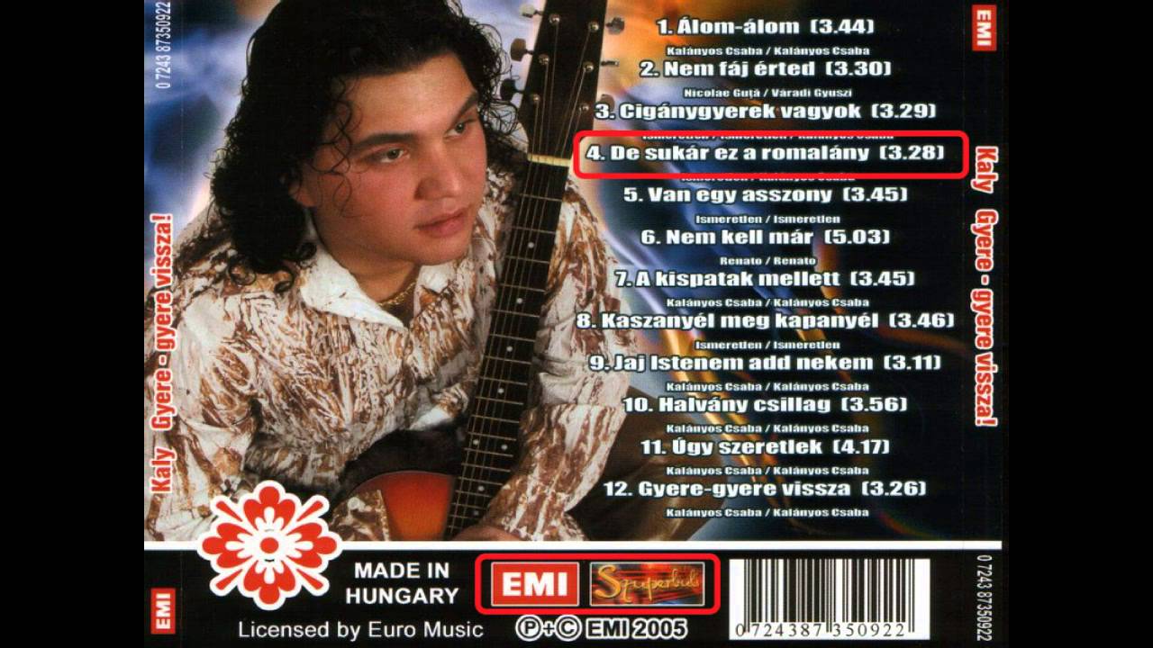 Kaly - De Sukár ez a romalány