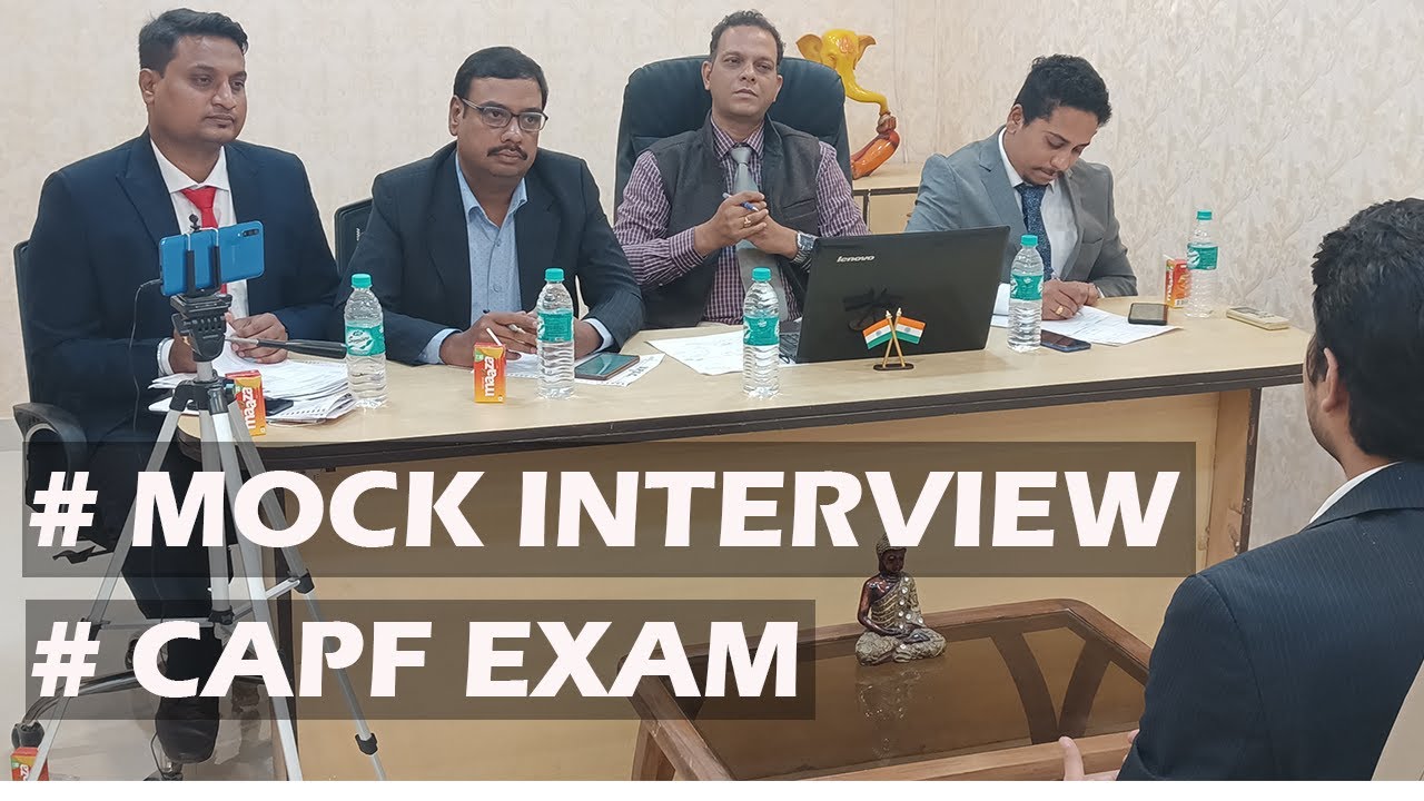 CAPF AC 2020 MOCK INTERVIEW // CAPF AC 2019 -2020 Exam #1 CAPF  interview