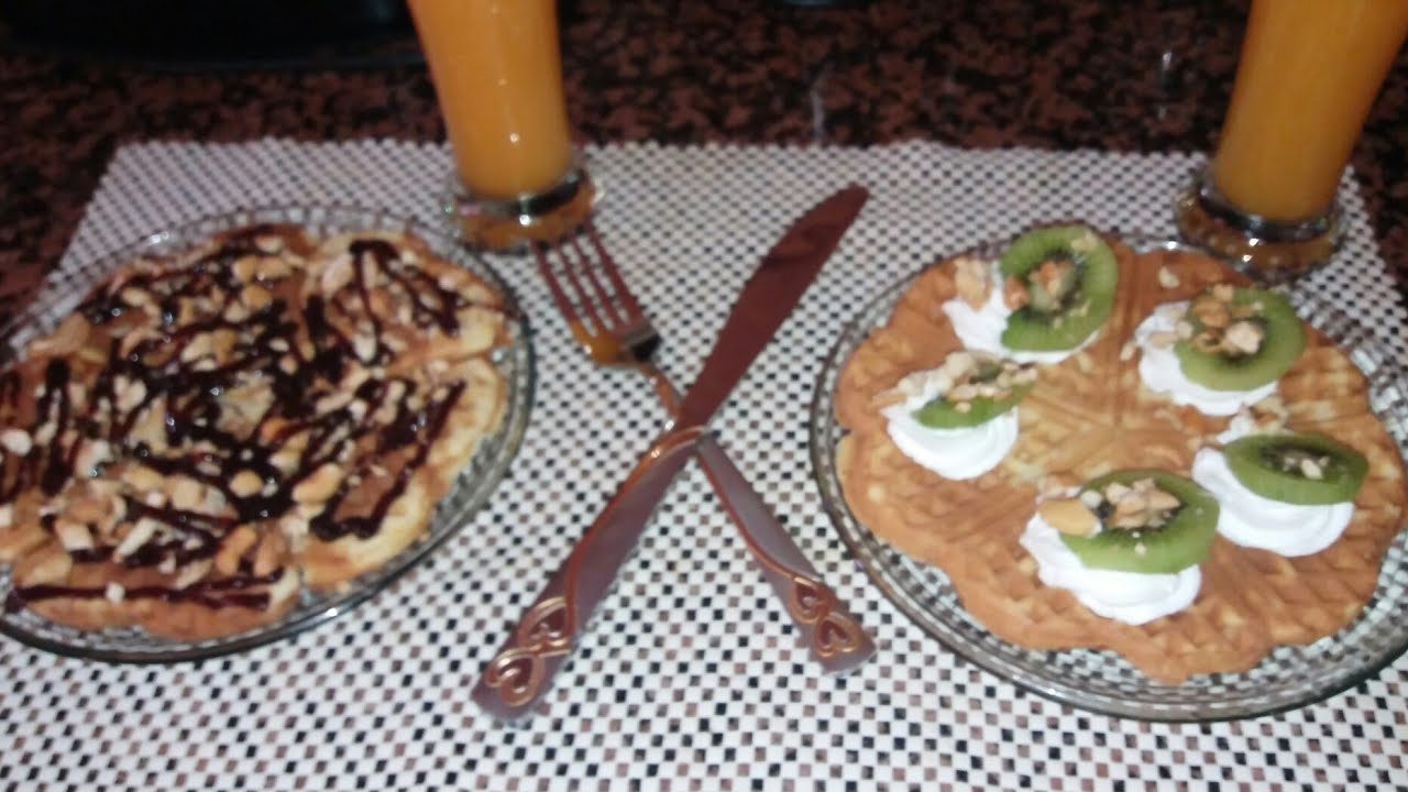 #الوافل_اوالكوفر_البلجيكي_بالفانيلا بطريقة سهلة وبسيطة# gaufre_belgiene_ala_vanille