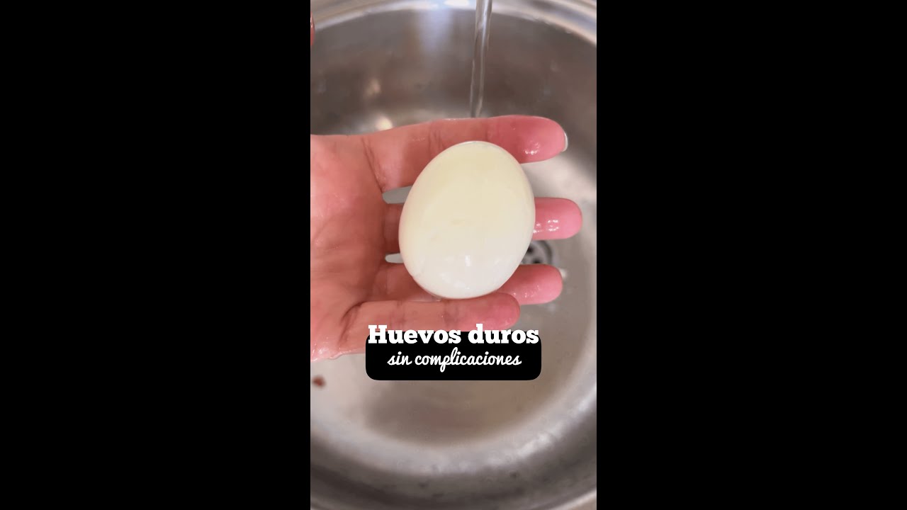 C&oacute;mo cocer un huevo duro perfecto y que se pele f&aacute;cil🥚