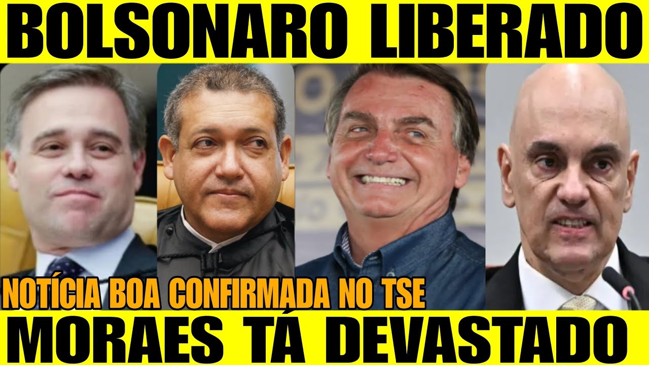 BOLSONARO LIBERADOO -NOTÍCIA BOA CONFIRMADA NO TSE -MORAES TÁ DEVASTADO E FURIOSO COM CPMI DO MASTER