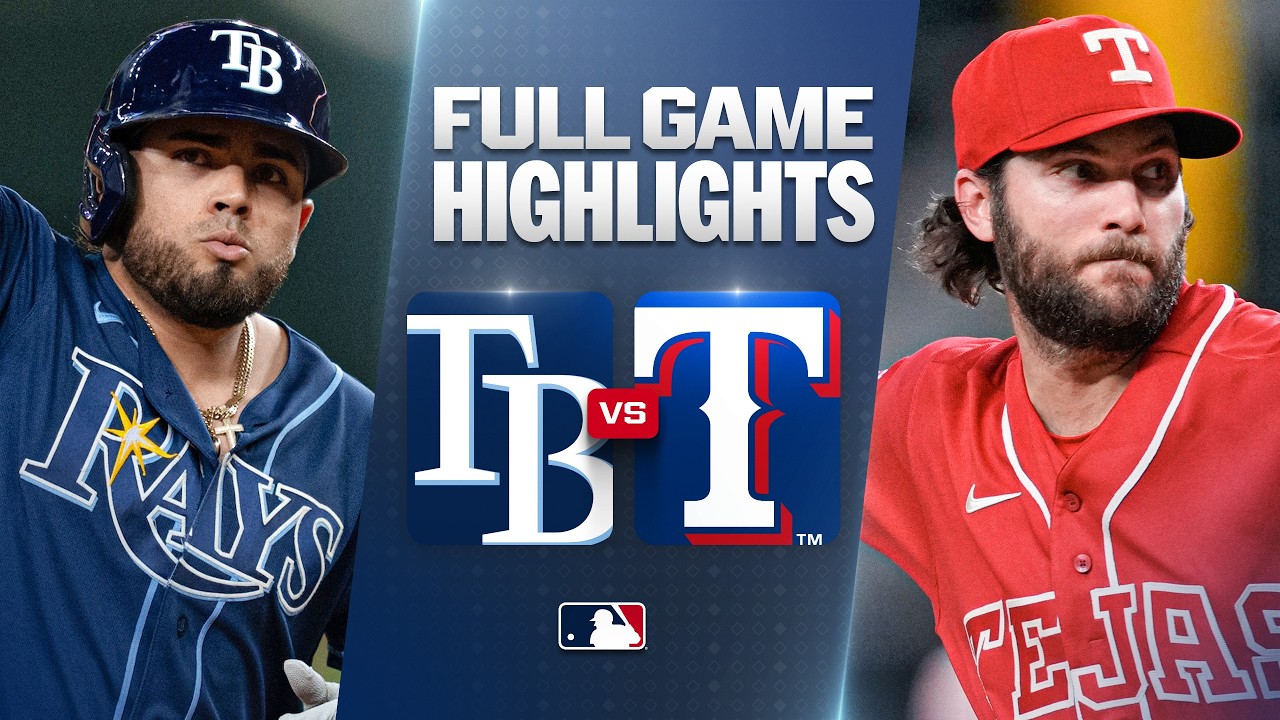 RAYS против RANGERS: Официальный обзор полной игры (4 сентября) | Сезон MLB 2026