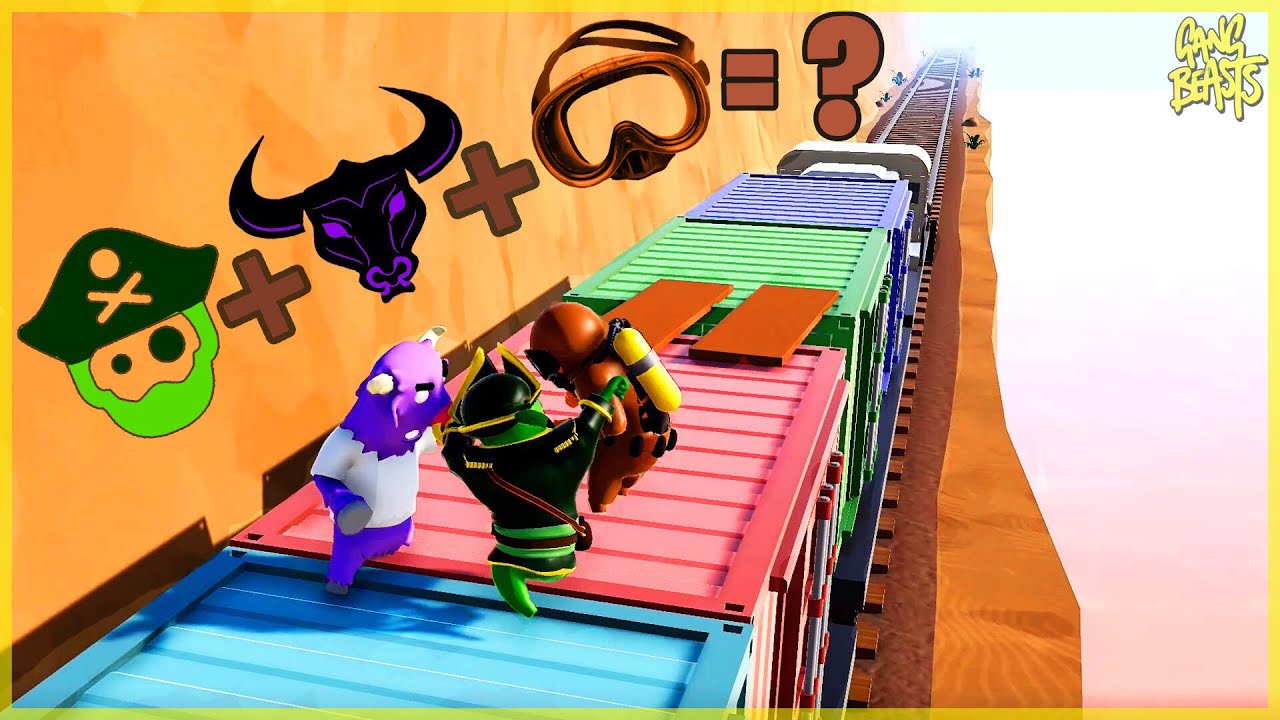 EL PIRATA WILLY, EL BUZO FARGAN Y EL TORO VEGETTA! - GANG BEASTS