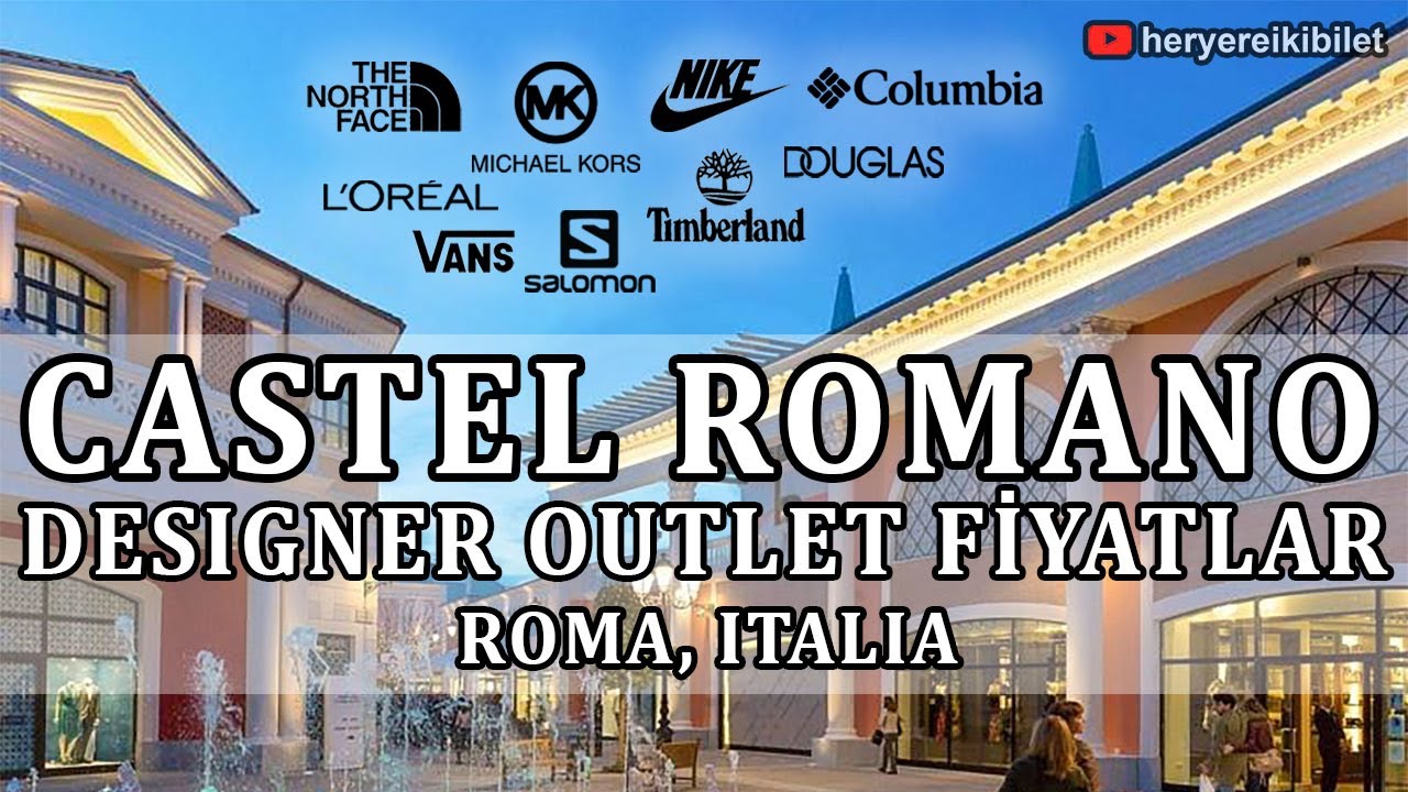 Castel Romano Designer Outlet Giyim&Kozmetik Fiyatları❗Ulaşım İçin Açıklamalara Bakınız⬇️ Roma  #1