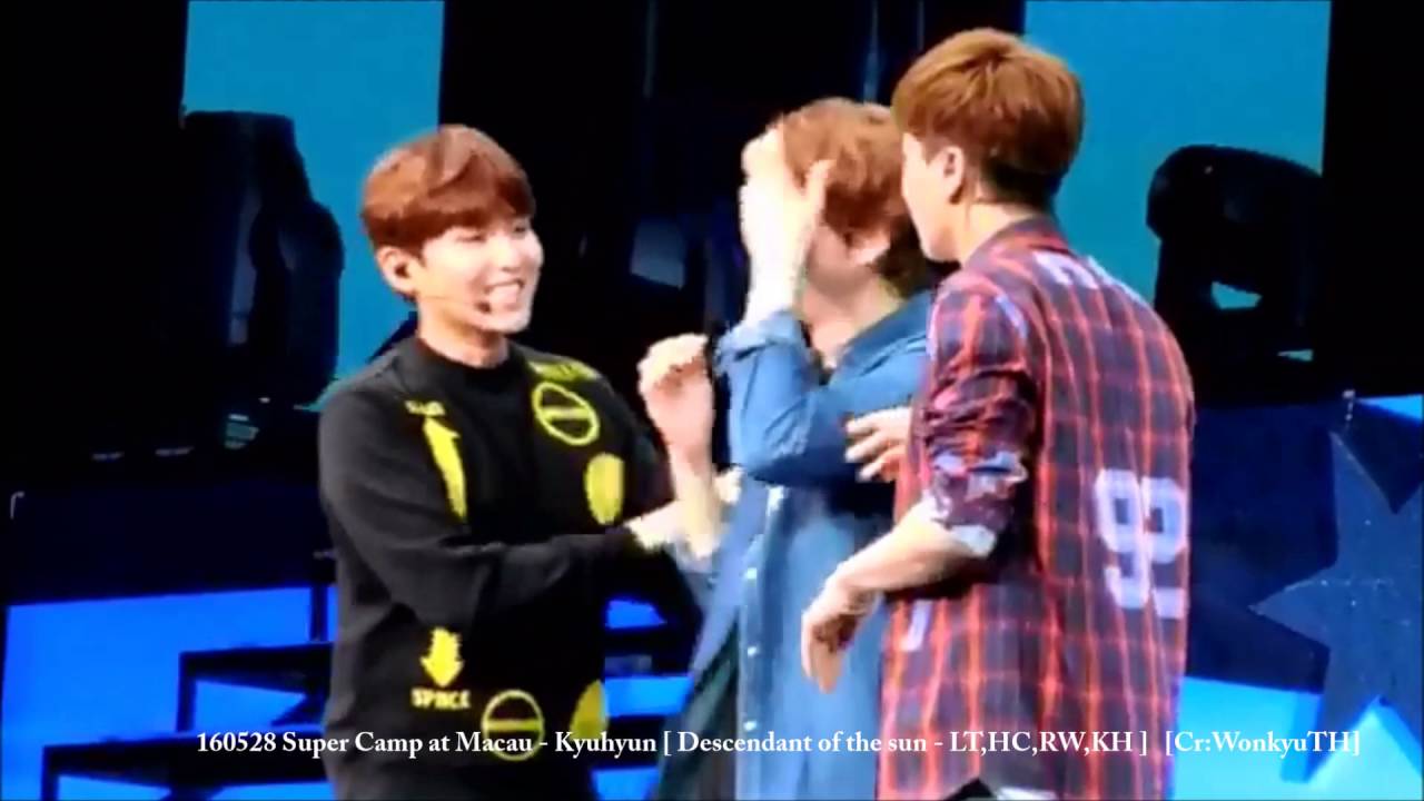 [FULL] 160528 Super Camp at Macau - Kyuhyun [Descendant of the sun - LT, HC, RW, KH ] Cr: Wonkyu_TH