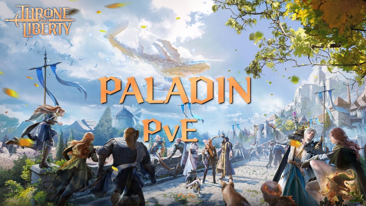 Throne and Liberty Templar (korean Paladin) PvE AoE grind