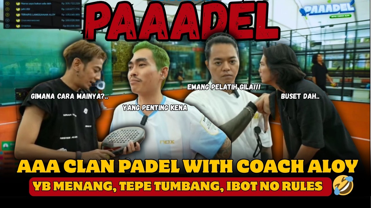 AAA CLAN MAIN PADEL WITH COACH ALOY #marapthon3