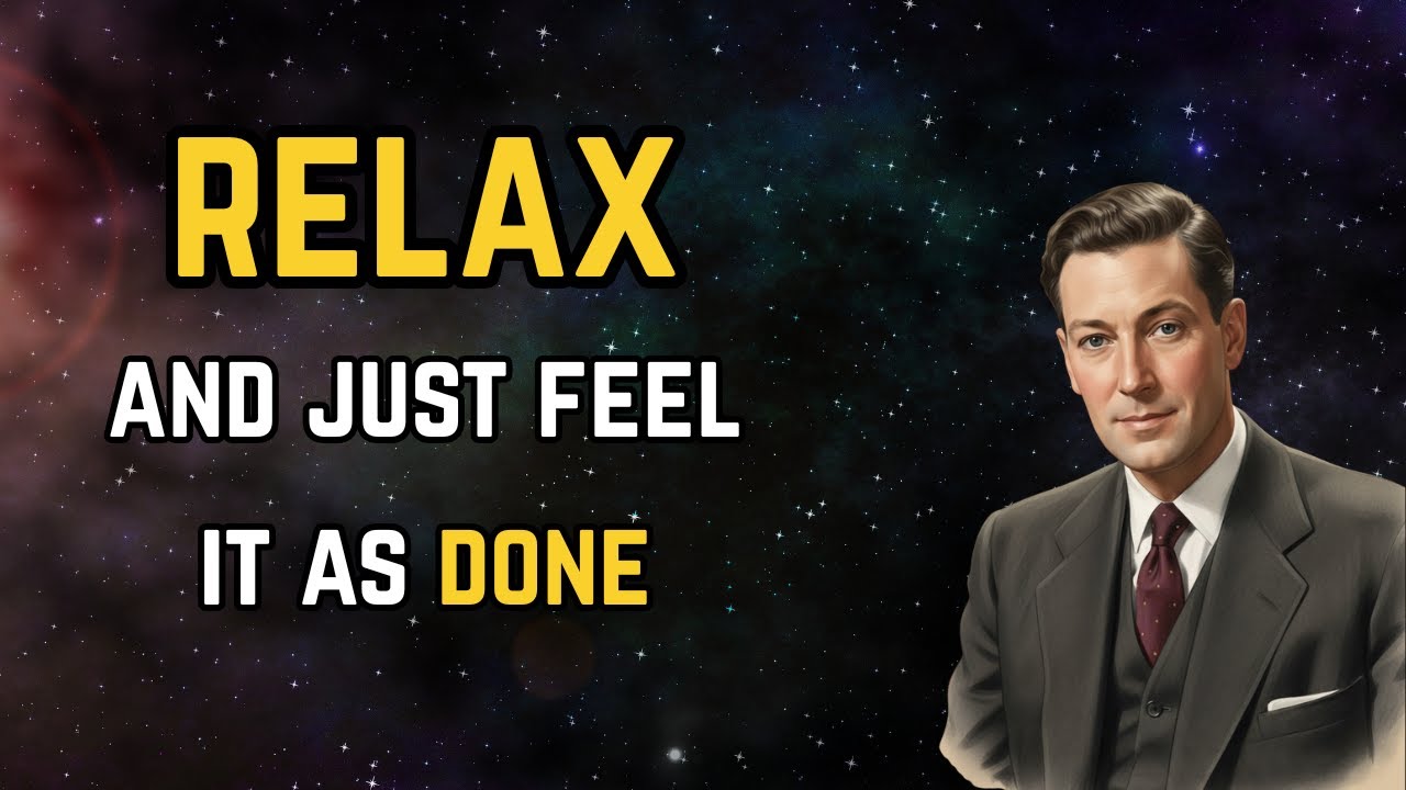 Relax And Feel It As Done, The Rest Will Take Care Of Itself - Neville Goddard Motivation