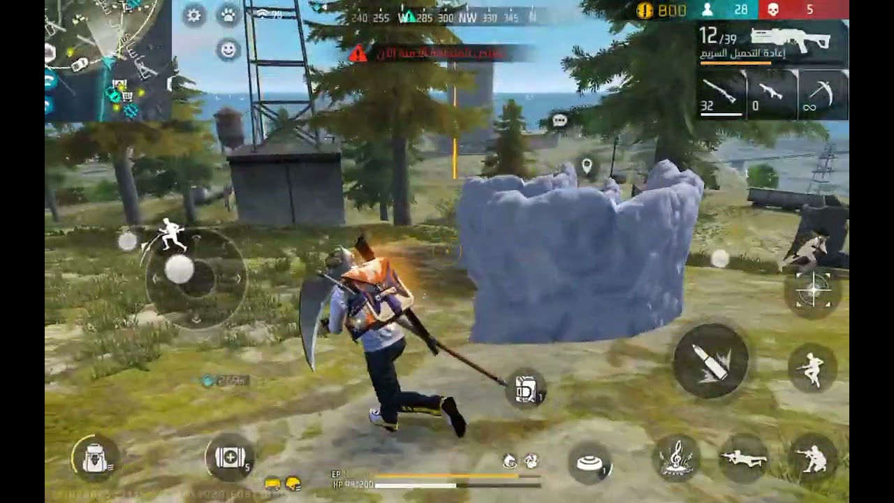 باتل رويال معركة التعريق : Free fire max 🔥❤️‍🔥🥵
