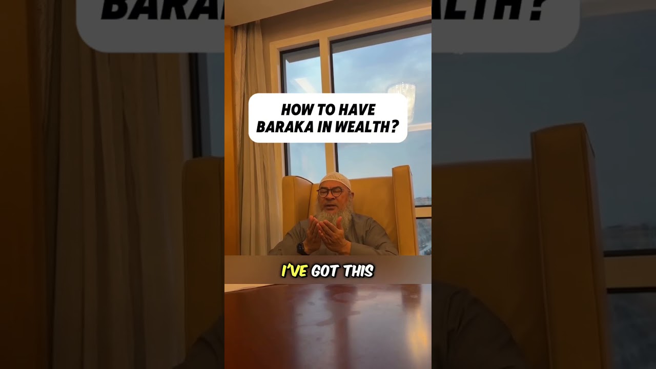 Counting / managing your wealth ! How to have barakah? #islam #islamic #barakah assim al hakeem