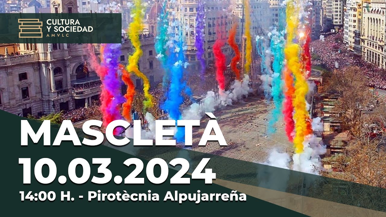 Mascletà 10 de Marzo: Pirotecnia Alpujarreña | Fallas 2024 | Retransmisión en directo
