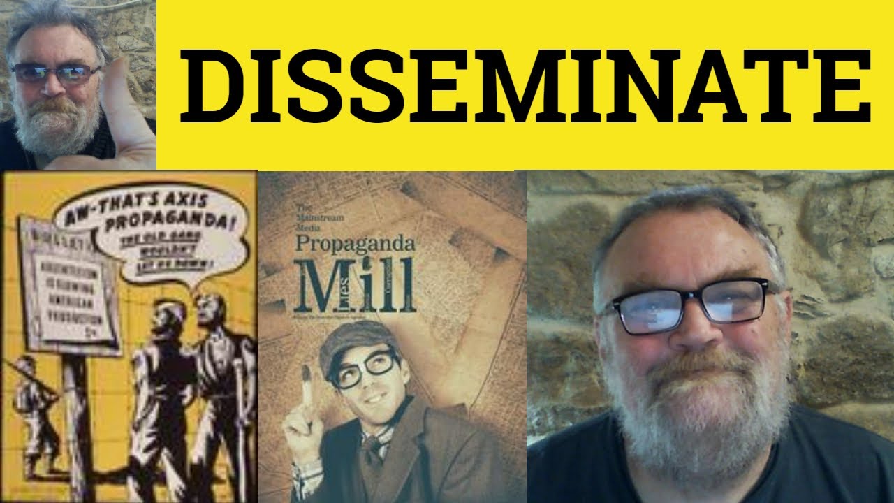 🔵 Disseminate Meaning - Dissemination Definition - Disseminate Examples Formal English Dissemination