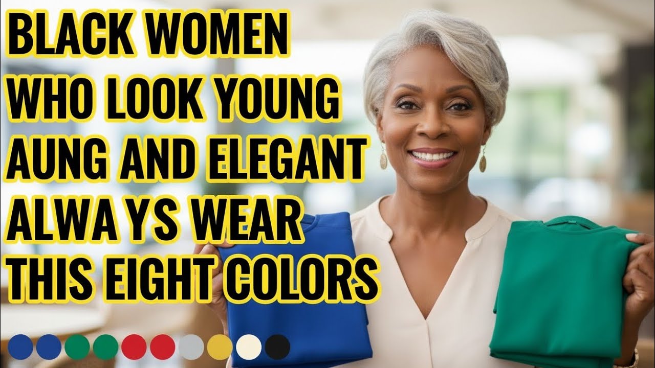 8 Best Colors for Black Women Over 60 to Look Younger & Radiant!