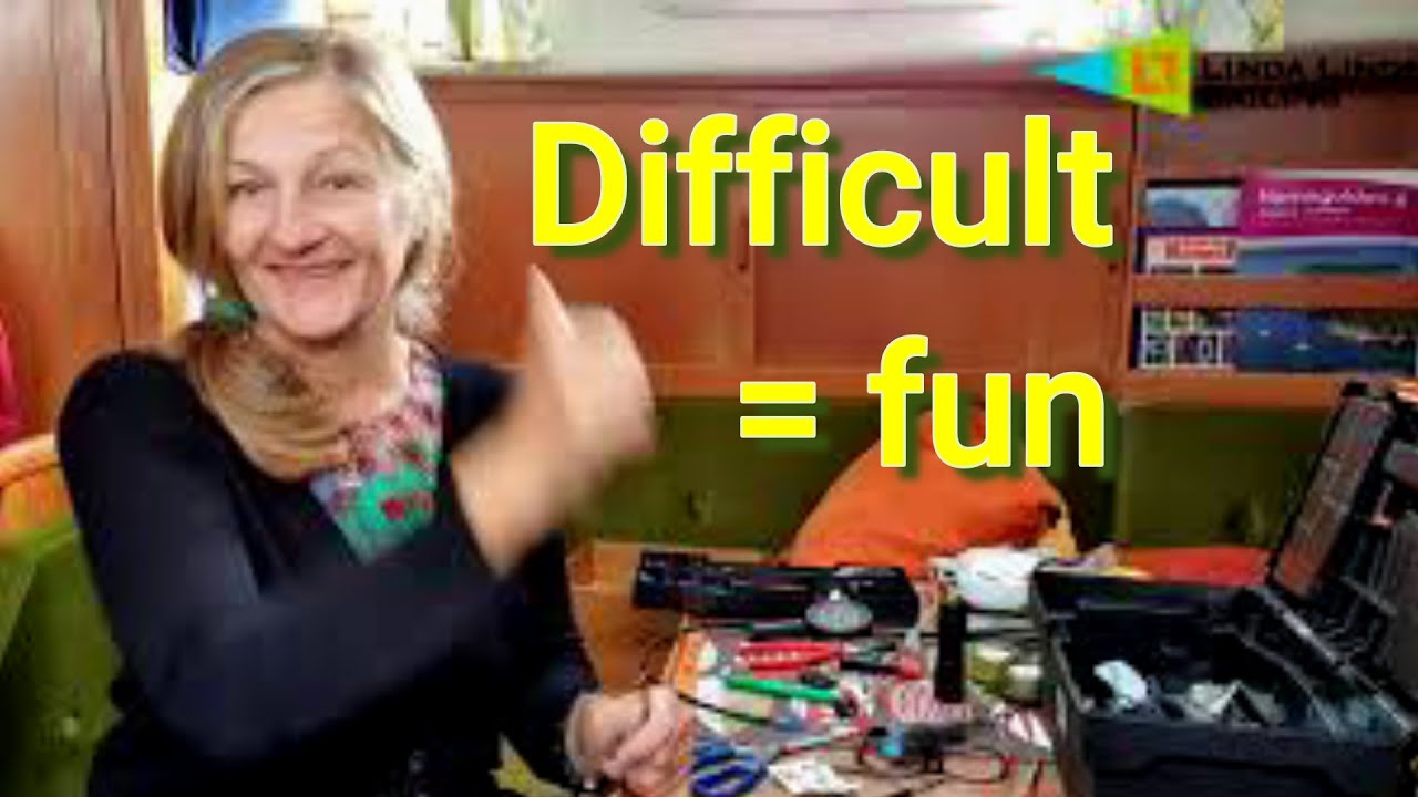 Difficult is fun! Don't intimidate yourself!/ Svårt är kul! Gör dig inte mindre än du är!