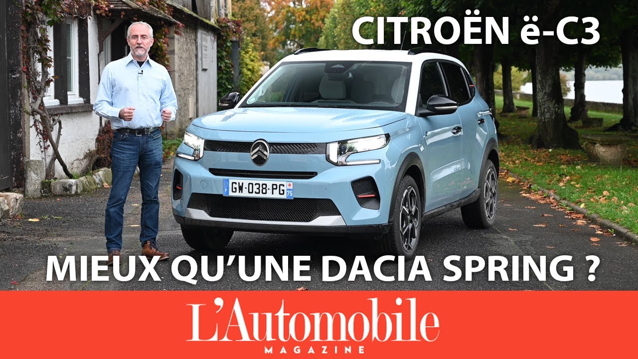 Essai : vaut-il mieux acheter une Citroën ë-C3 qu'une Dacia Spring ?