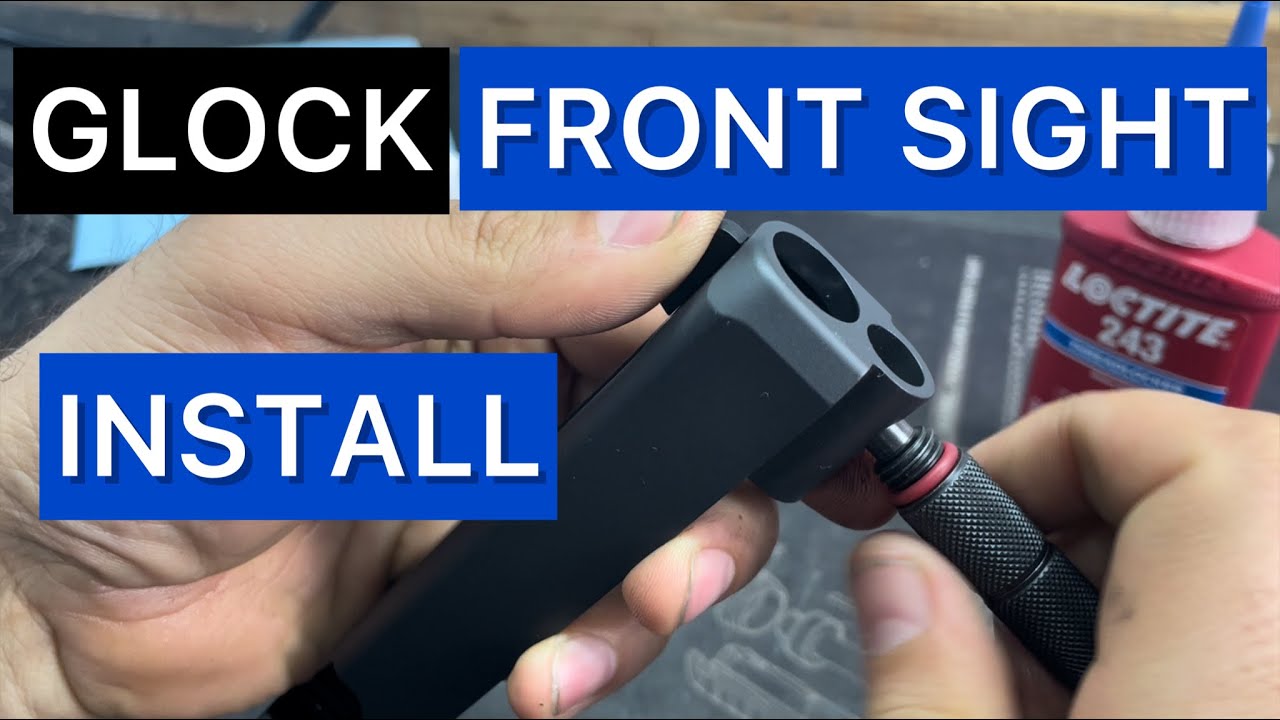 GLOCK Gunsmithing: Front Sight Install