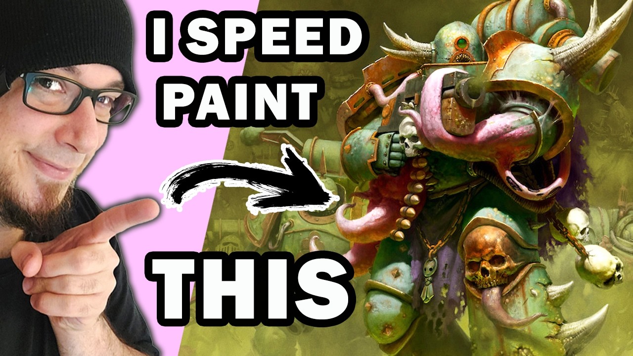 High Quality Speed Paint™ copying artworks! Nurgle Death Guard Kill Team