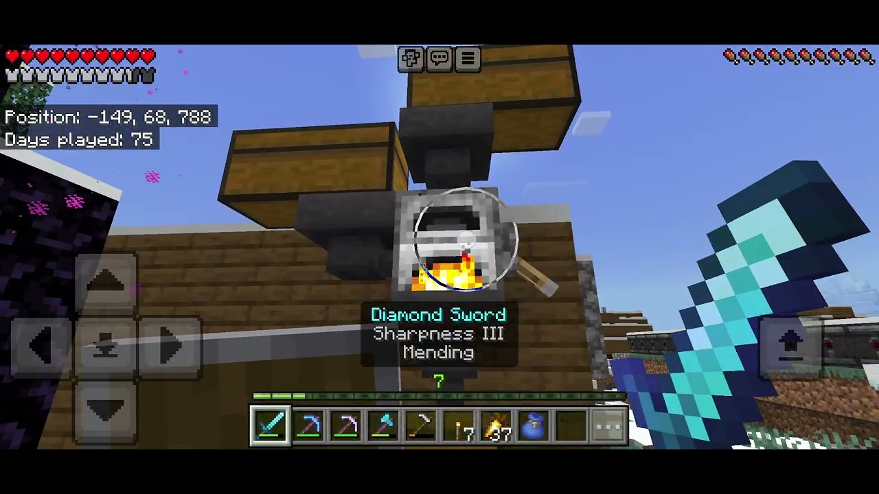 Minecraft legit survival episode 6, Coming home after a good days mining