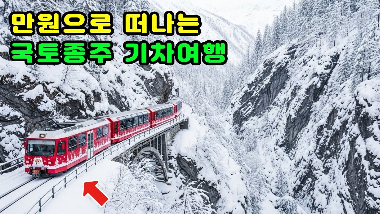🎅크리스마스에 어울리는 당일치기 기차여행!☃ 환상의 협곡을 지나가는 기차 여행코스ㅣ대중교통으로 가는 당일치기 여행