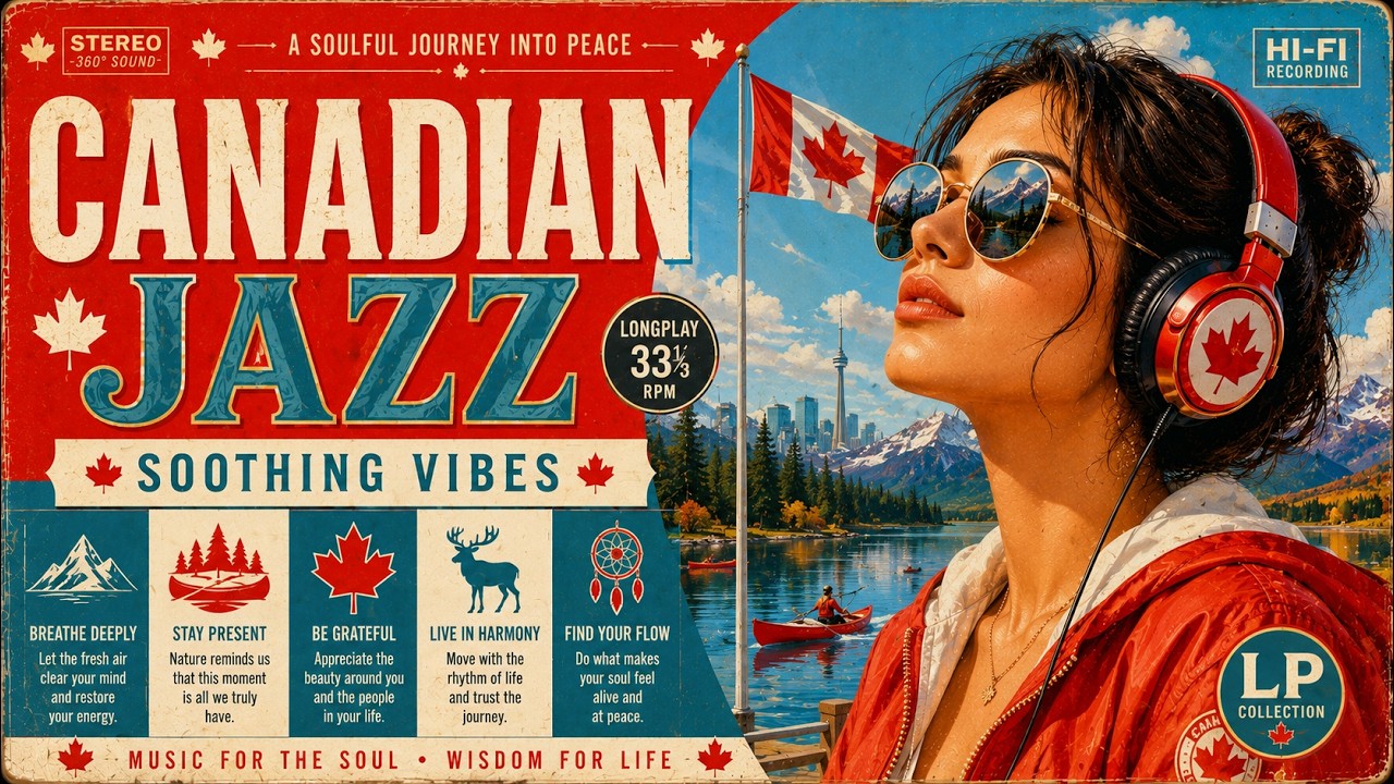 Canadian Jazz 🍁🇨🇦 | Cozy Lakeside Morning &bull; Jazz Canadien Relaxant