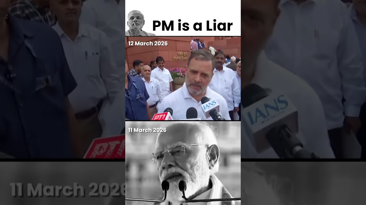 PM says : &ldquo;Don&rsquo;t Panic&rdquo; But the PM himself is panicking l Rahul Gandhi l Modi l #viralvideo