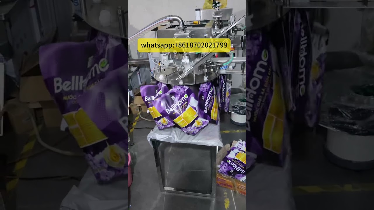 liquid detergent filling capping machine