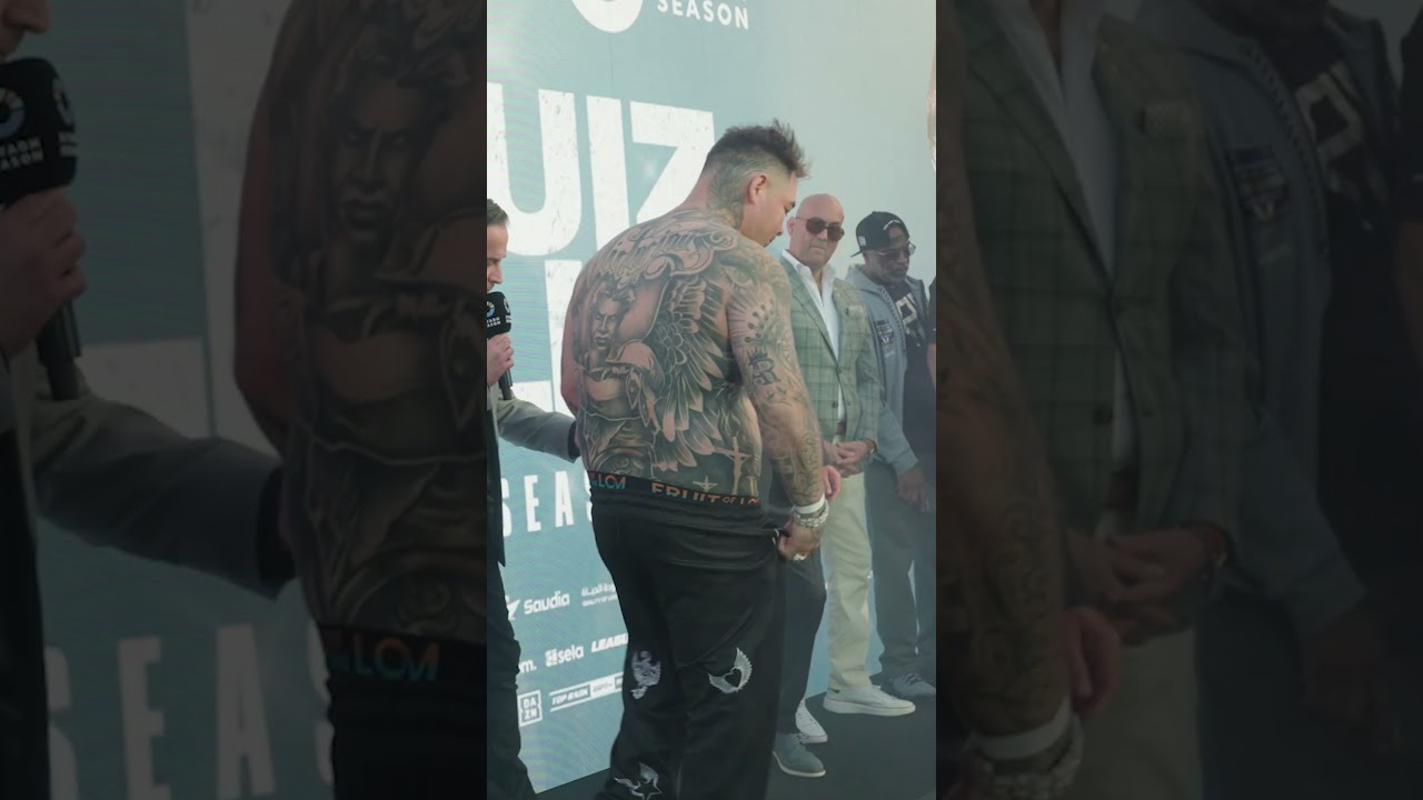 580lbs Between Them 🤯 Andy Ruiz & Jarrell Miller Hit The Scales 