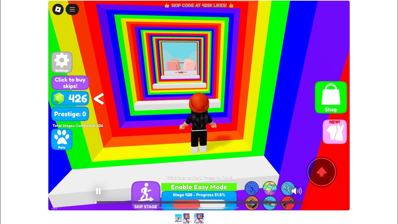 Roblox Mega Easy Obby Gameplay!