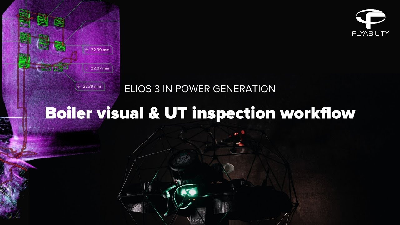 Boiler Inspections with Drones: Perform a Complete UT & Visual Inspection with the Elios 3 UT Drone