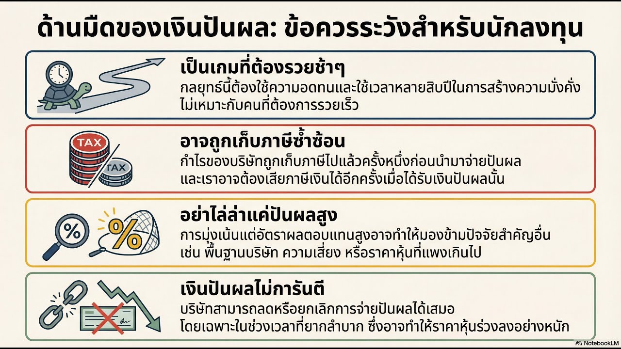 กลยุทธ์รวยช้าๆ แต่ยั่งยืน หรือทางตันของนักลงทุน