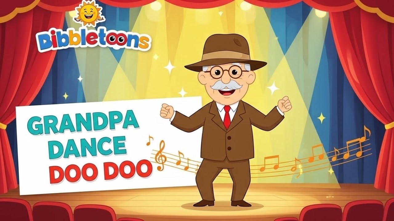 Grandpa Dance Doo Doo 🕺 | Fun Nursery Rhymes for Kids